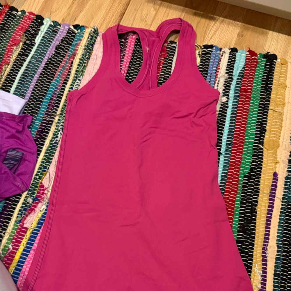 lululemon athletica Pink Tank Top